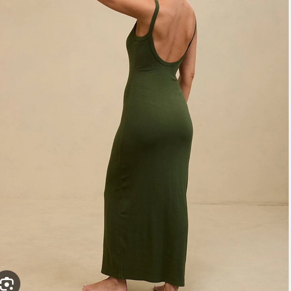 Aerie Low Back Knit Maxi Dress